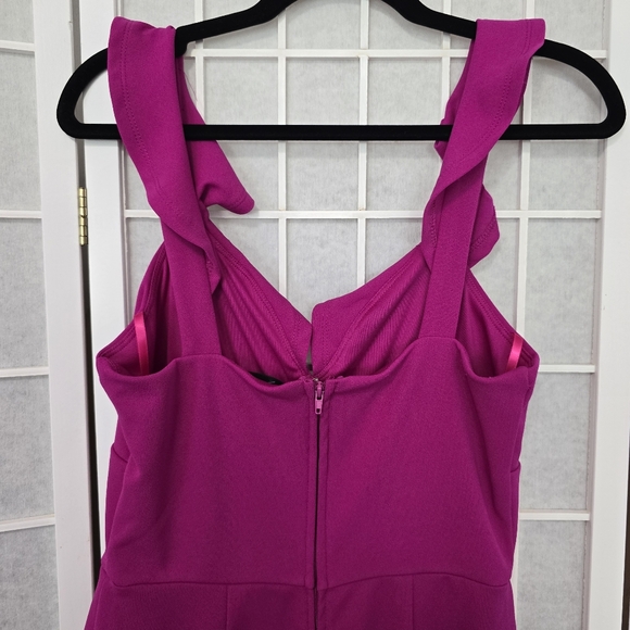 #121 Crystal Sky Magenta Jumpsuit with pockets NWOT - Picture 6 of 7
